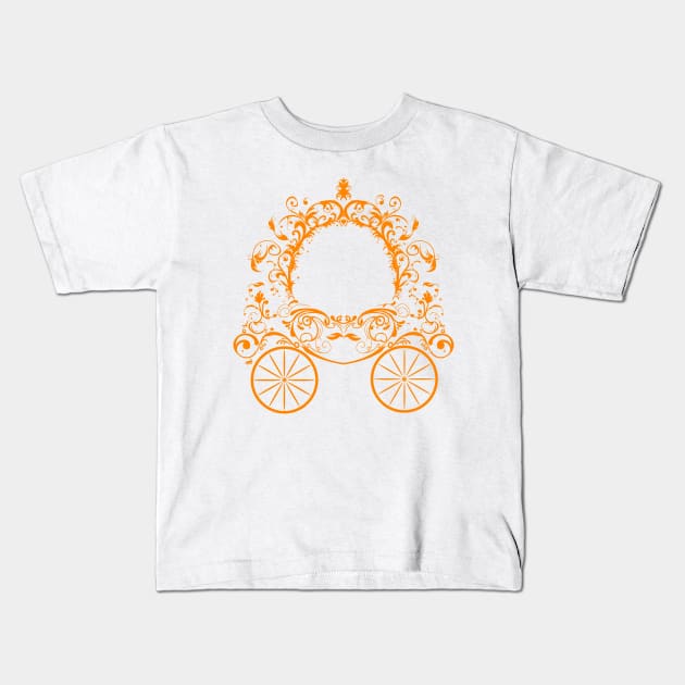 Pumpkin Carriage Kids T-Shirt by Soodle